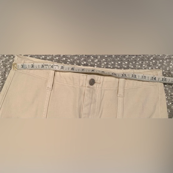 MIOU MUSE FRONT SLIT DENIM MAXI SKIRT NWT - SZ M - Picture 9 of 10